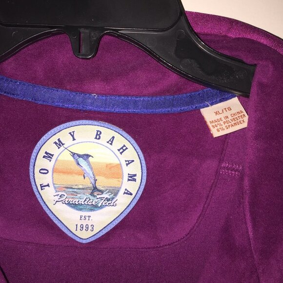 NWOT Tommy Bahama 1/4 zip up sweater/sweatshirt XL - Picture 3 of 6